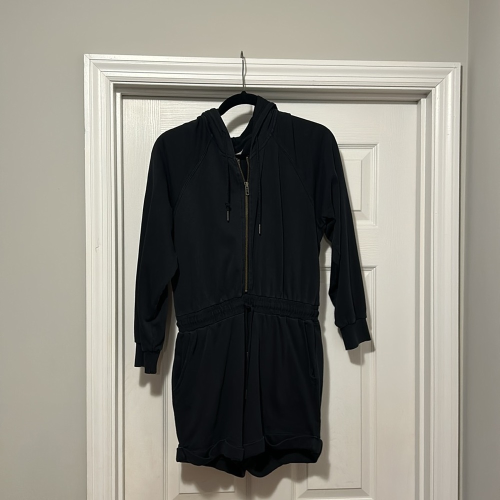 L*Space Stay Cool Romper in Washed Black size S - Picture 4 of 6